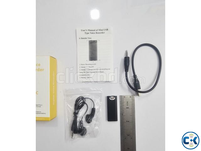 8GB Mini Hidden Audio Voice Recorder large image 4