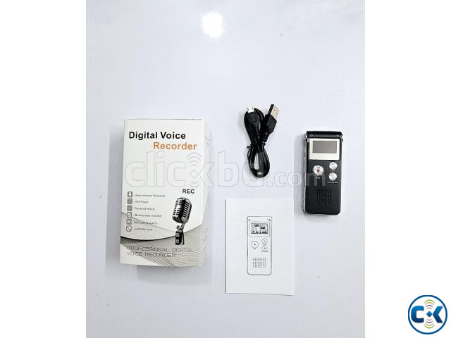 N28 Digital Voice Recorder 8GB LED Display MP3 large image 1