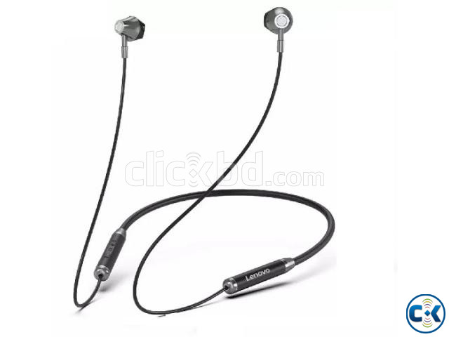 Lenovo HE06 Neckband Earphone Black large image 0
