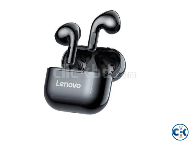Lenovo LP40 TWS Bluetooth Earbuds Black large image 0