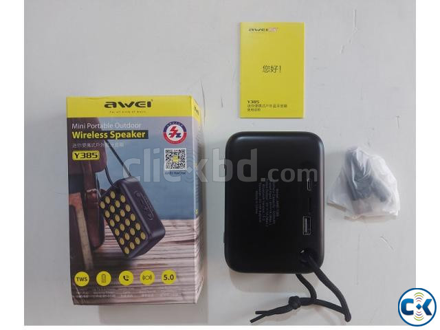 Awei Y385 Mini Portable Outdoor Wireless Speaker Memory Card large image 3
