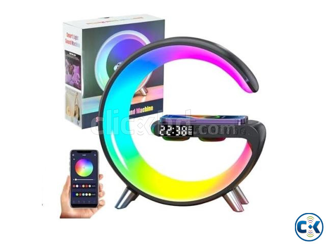 G63 Wireless Bluetooth RGB Speaker Wireless Charger large image 0