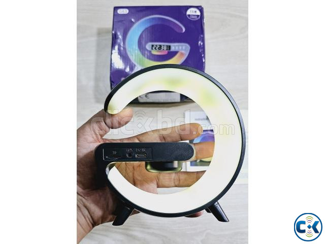 G63 Wireless Bluetooth RGB Speaker Wireless Charger large image 1