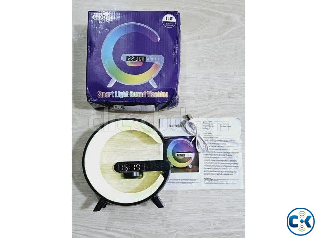 G63 Wireless Bluetooth RGB Speaker Wireless Charger large image 2