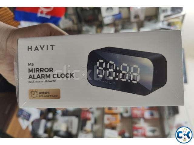 Havit M3 Bluetooth Speaker Alarm Clock large image 1