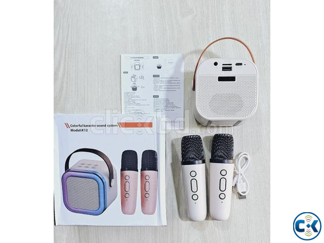 K12 RGB Wireless Karaoke Bluetooth Speaker With Two Micropho large image 4