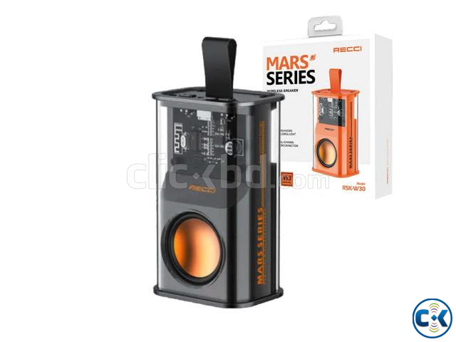 RECCI RSK-W30 Transparent Wireless Speaker With RGB Light large image 0
