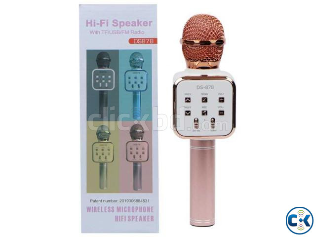 DS878 Karaoke Wireless Bluetooth Microphone large image 0