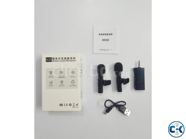 K35 Wireless Microphone Dual Mic large image 2