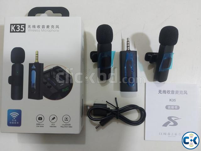 K35 Wireless Microphone Dual Mic large image 4