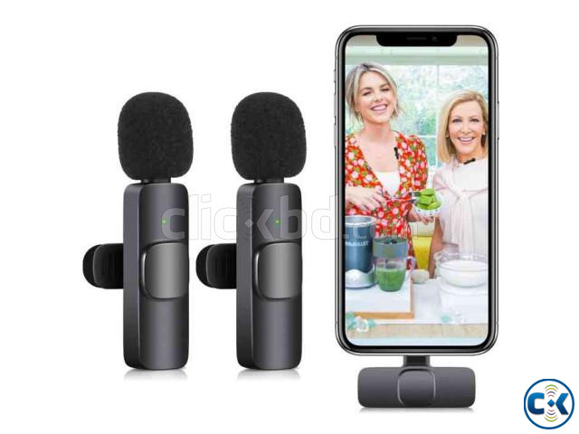 K9 Rechargeable Dual Wireless Microphone large image 1