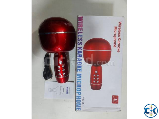 YS-09 Mushroom Shape Bluetooth Wireless karaoke Microphone large image 4
