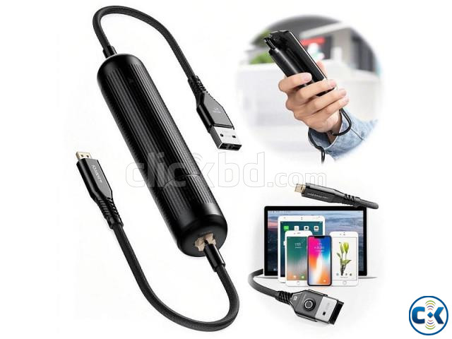 Baseus Energy 2 in 1 Power Bank 2500mAh Lightning Cable large image 0