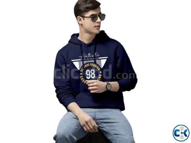 Cotton Hoodie for Men large image 1