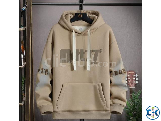 Cotton Hoodie for Men large image 0