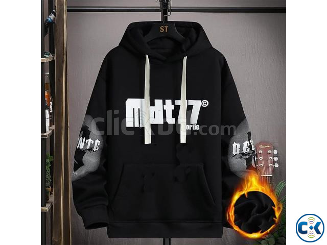 Cotton Hoodie for Men large image 2