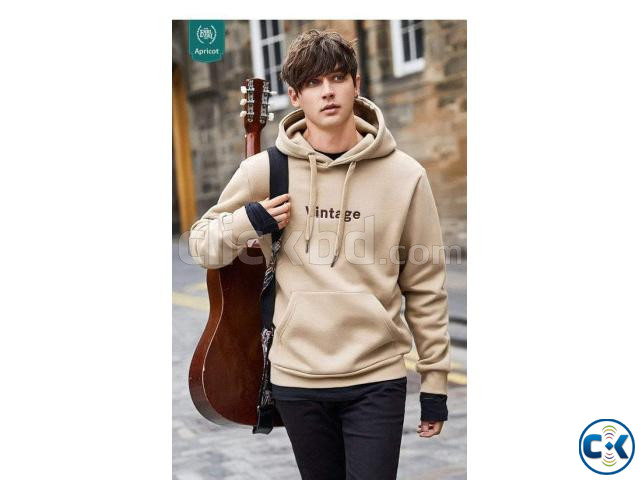Cotton Hoodie for Men large image 4