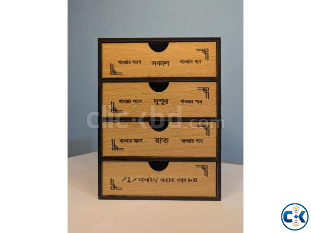4 Layer Medicine Storage Box large image 1