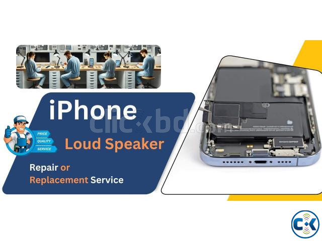 iPhone 15 Speaker Repair Replacement Service iCare Apple large image 1