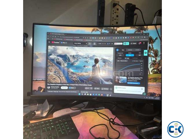 Asus 32 inch Curve gaming Monitor large image 2