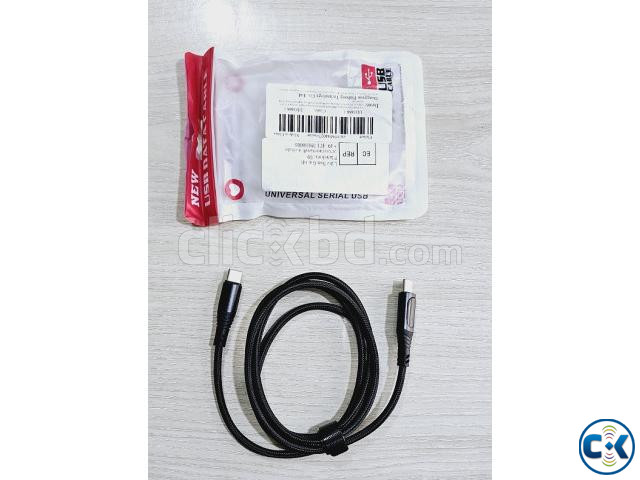 100W LED Display PD Fast Charging Cable large image 2
