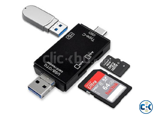 6 in 1 OTG Mobile Card Reader large image 0