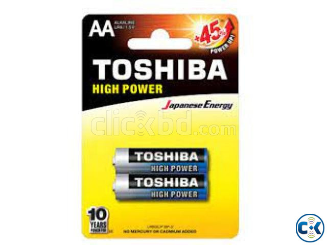Toshiba AA Alkaline Battery 2PC - Original large image 0