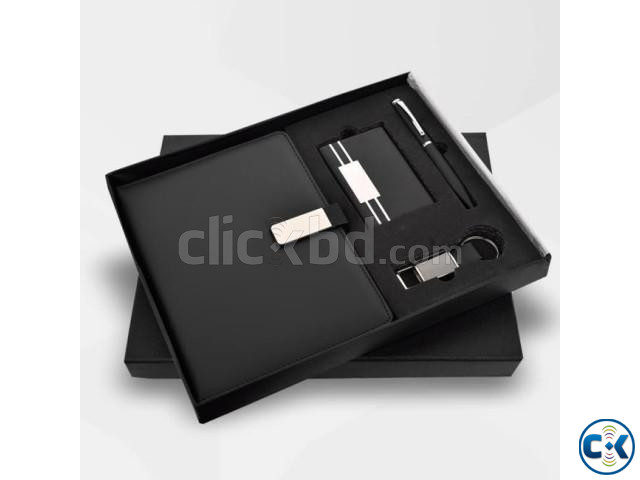 4 In 1 Corporate Gifts Set E-Notebook Softy Pen Pendrive large image 0