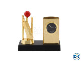 Organizer Elegant Gold Finish Metal Pen