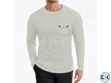 Men s Stylish Full Sleeve Sweatshirt Off-White 