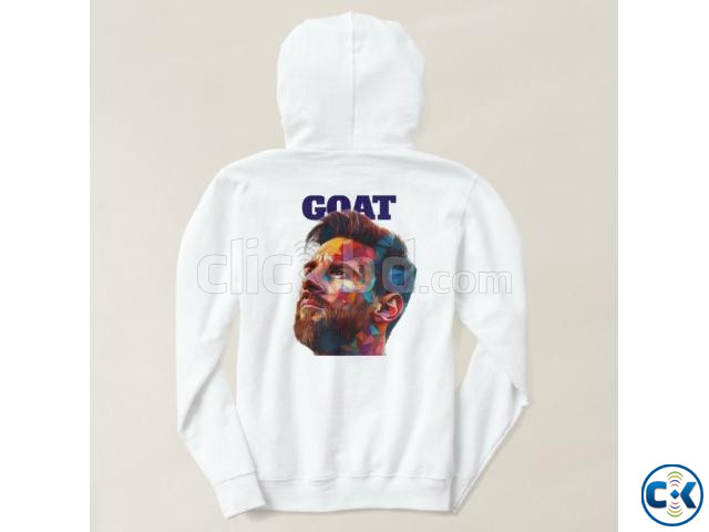 Goat Messi Hoodie large image 0