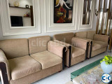 লসন টাইপ সোফা কাপড় এবং কাঠের তৈরি । Fabric Roll Arm Lawson