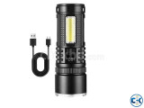 Q7 Multi-function Flashlight Metal Body LED Display COB Ligh