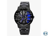 Men s Sports Car Rim Watch Alloy Case Brake Caliper Dial 