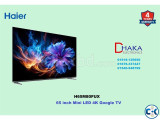 Haier 65 inch H65M80FUX Mini LED 4K Google TV Official