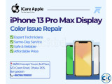 iPhone 13 Pro Max Display Color Issue Repair at iCare Apple
