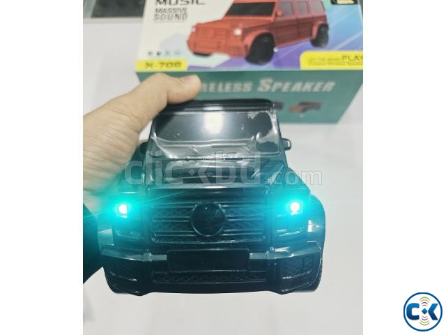 X708 Car Wireless Bluetooth Speaker Radio TF Card large image 4