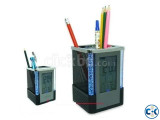 Digital Pen Holder Alarm Clock Calendar Tempareture LED Li
