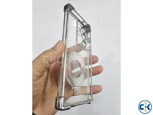Samsung Galaxy S23 Ultra Silicone Case With Stand Ring large image 4