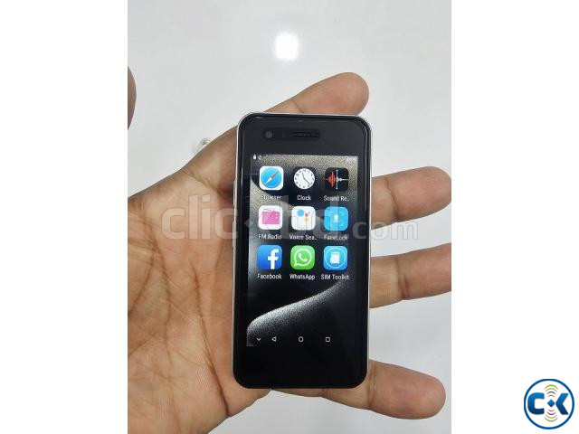 15 Pro Max Mini Smartphone Dual Sim White large image 3