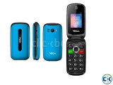 VEGA V6 Folding Phone Dual Sim Blue