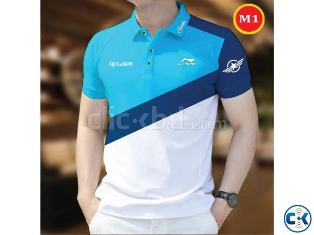 Cotton Polo Shirt For Men s large image 3