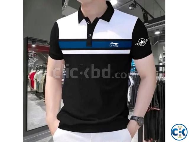 Cotton Polo Shirt For Men s large image 2