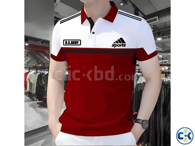 Cotton Polo Shirt For Men s large image 1