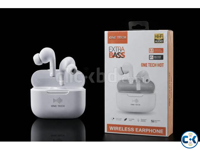 ONE TECH HOT প্রিমিয়াম কোয়ালিটি ওয়্যারলেস ইয়ারফোন large image 1