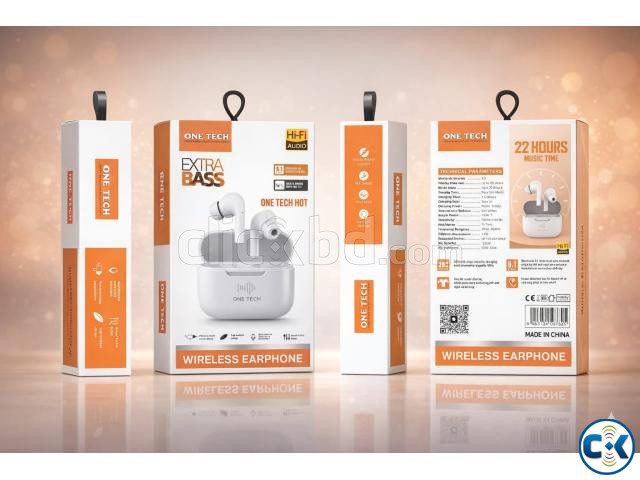 ONE TECH HOT প্রিমিয়াম কোয়ালিটি ওয়্যারলেস ইয়ারফোন large image 2