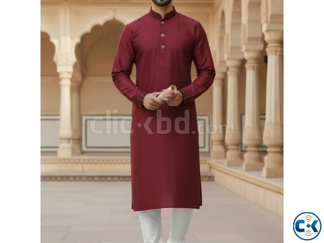 China Vangchur Fabric Premium Quality Panjabi large image 2