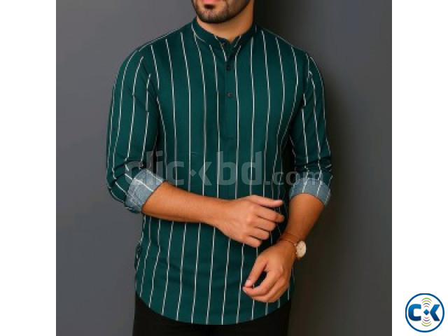 Boys Premium Striped Cotton Katua large image 1