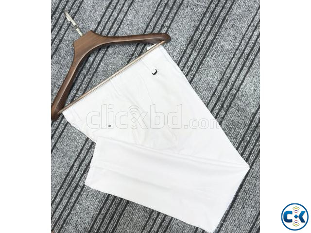 Premium Dubai Stig Pant Formal Casual White  large image 2