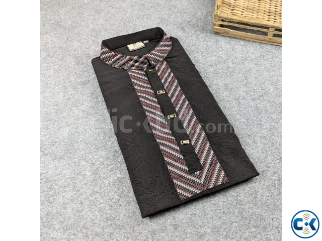 Elegant Embroidered Panjabi for Men large image 2